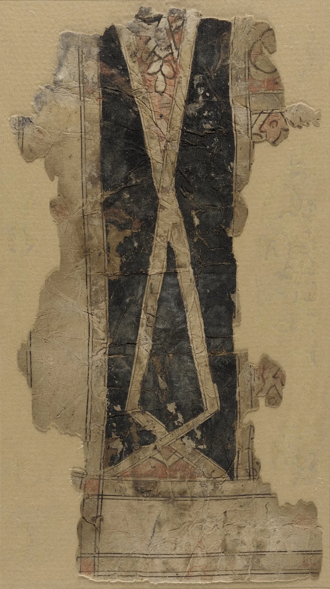 Fragmentary Playing Card, detail