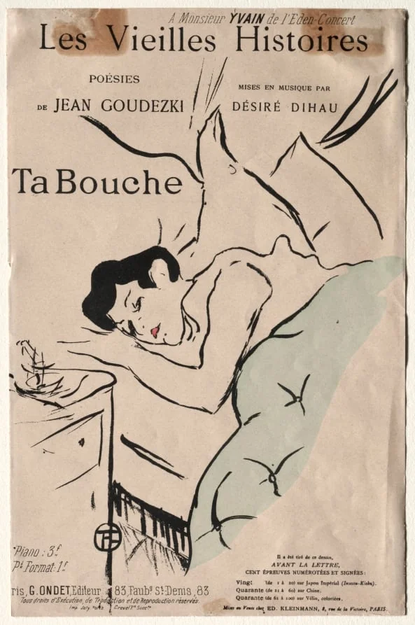 Les Vieilles histoires: Ta Bouche, detail