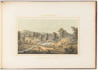 Yellow Sulphur Springs, by Edward Beyer, ink, 1857