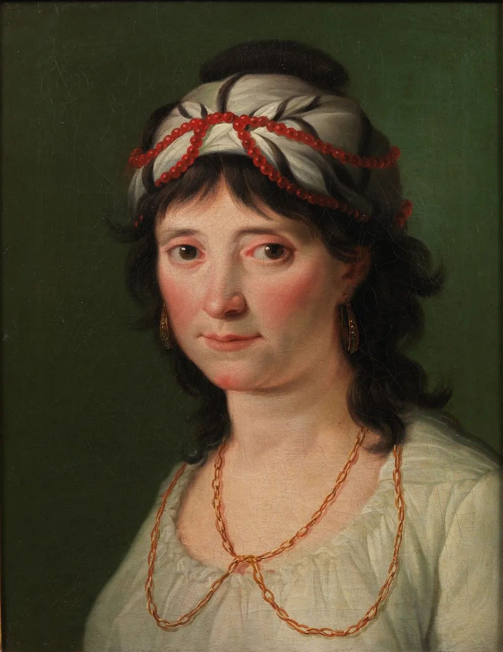 Portrait of a Lady, by Zacarías González Velázquez, oil, 1810