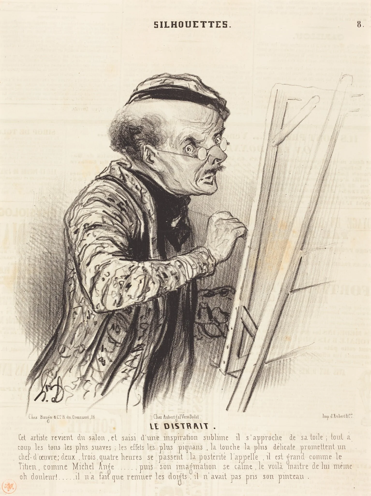 Le Distrait, detail