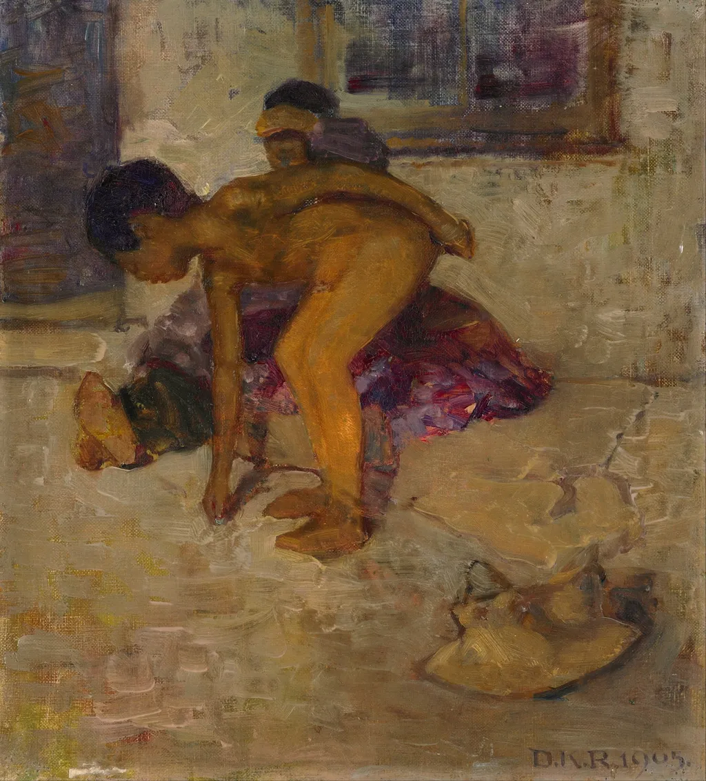 Purple and bronze, by Dorothy Kate Richmond, oil, 1905