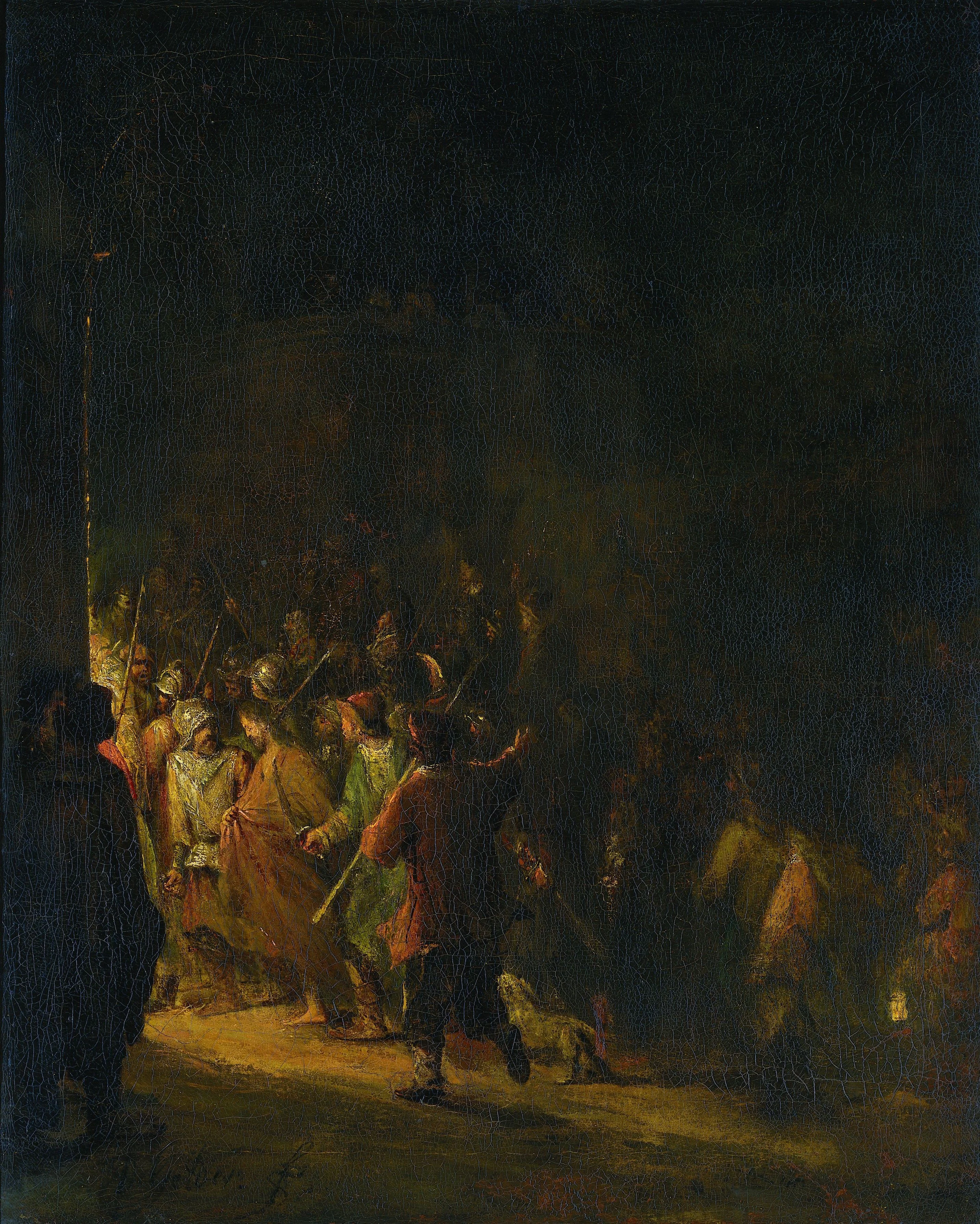 The arrest of Christ, detail