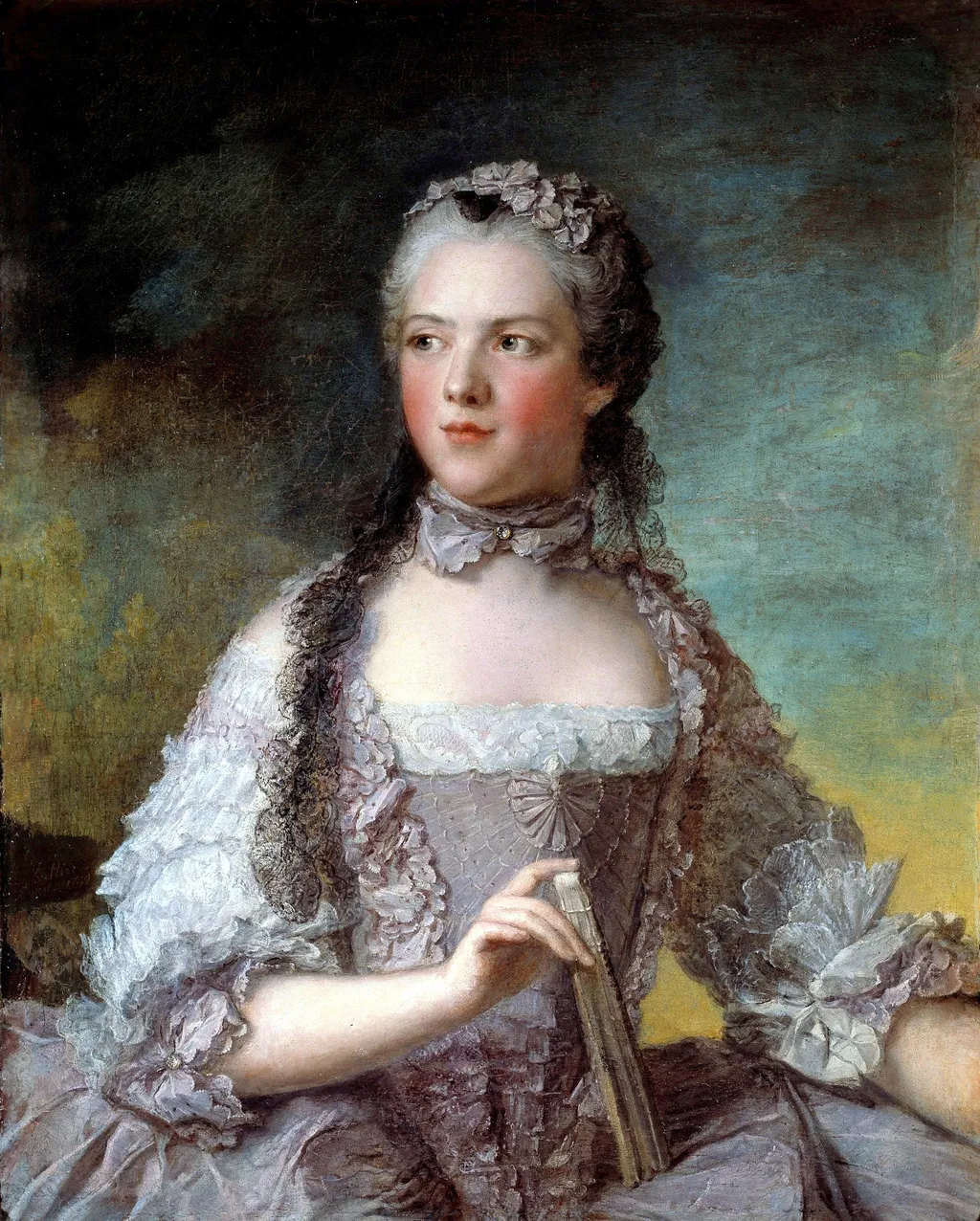 Madame Adélaïde de France (1732–1800), daughter of Louis XV, by Jean-Marc Nattier, oil, 1749