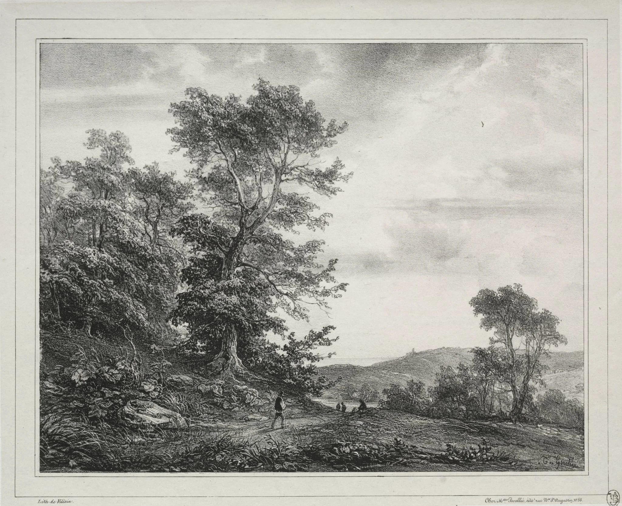 Landscape with Figures, detail
