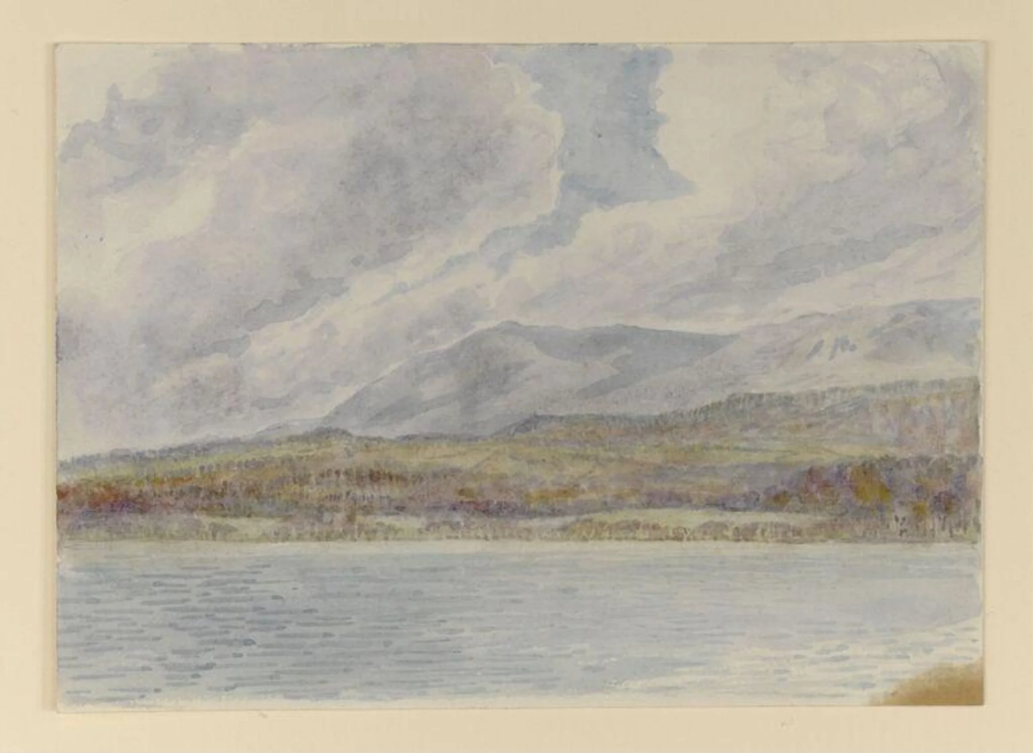 View across Derwentwater, detail