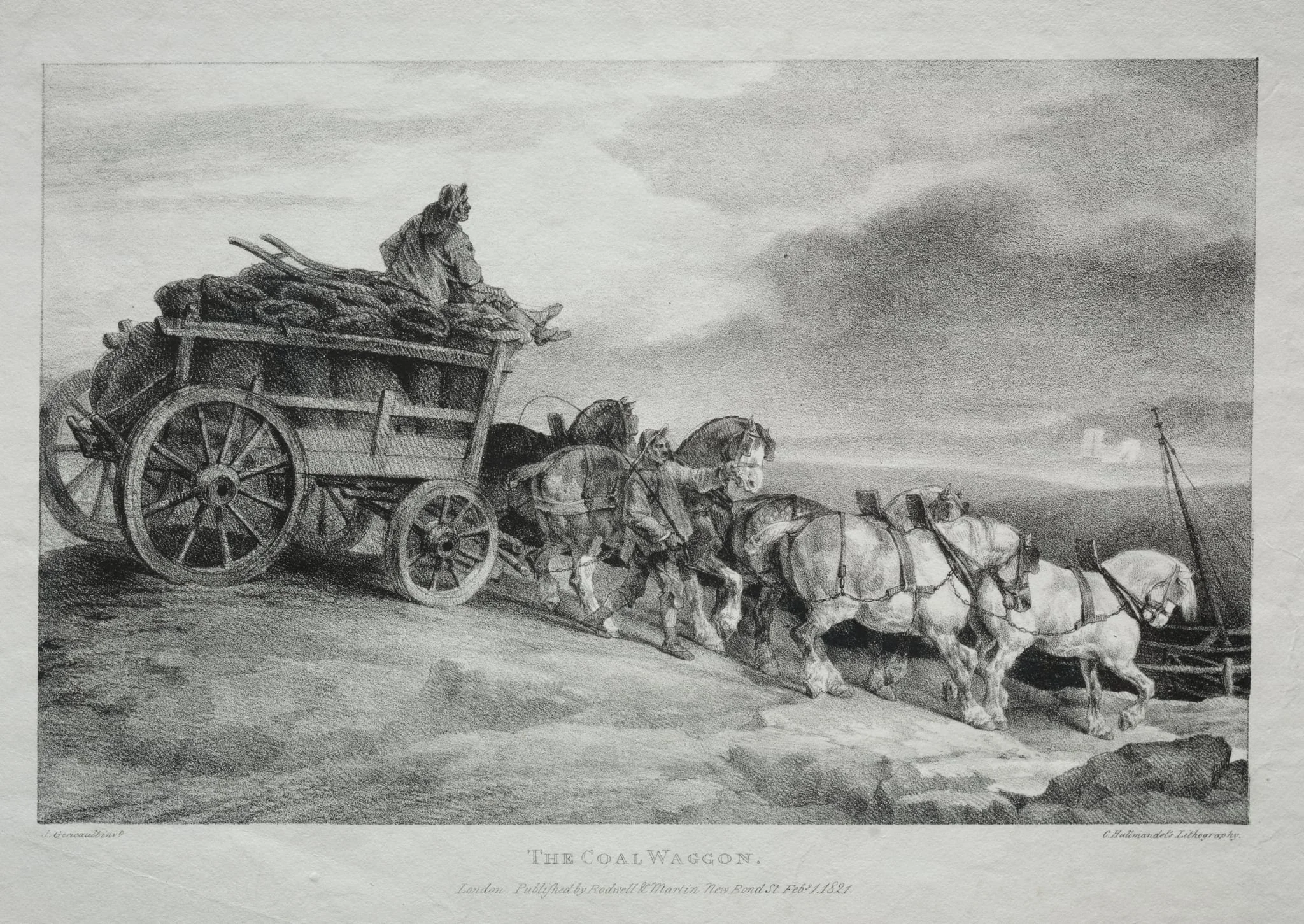 The Coal Wagon, detail