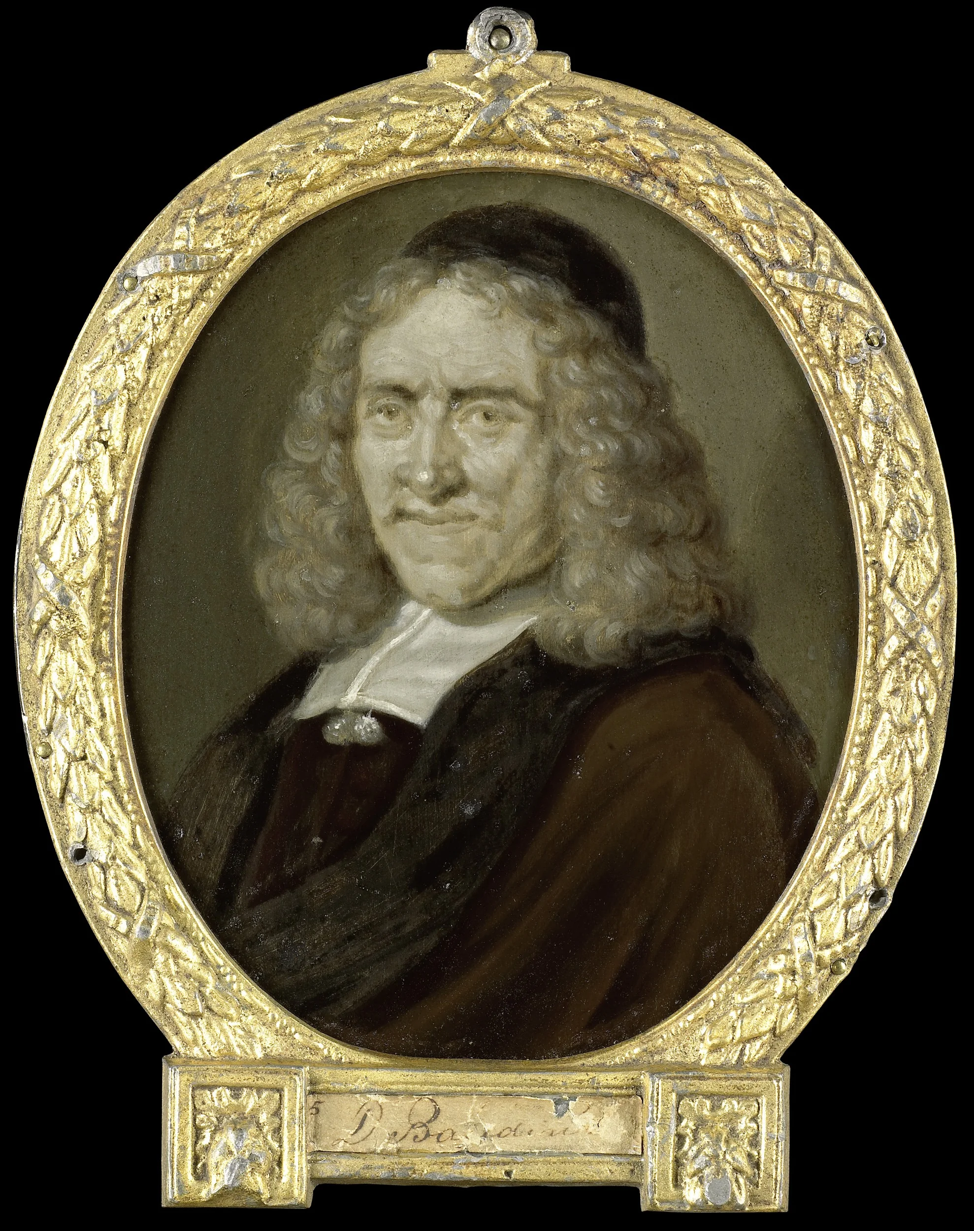 Portrait of Willem Jacobsz van Heemskerck, Poet and Engraver on Glass, detail