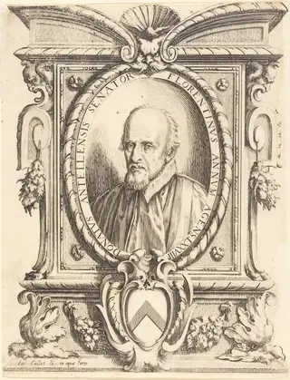 Donato Dell' Antella, by Jacques Callot, ink, 1619