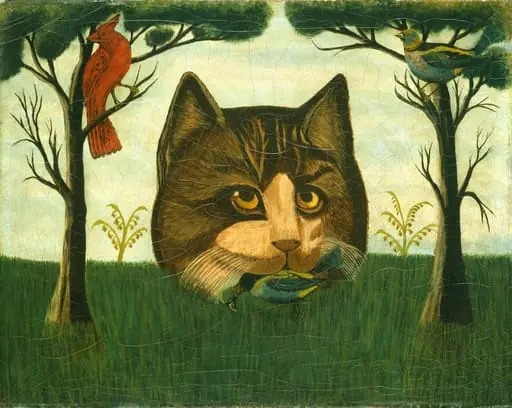 The Cat, oil, 1874