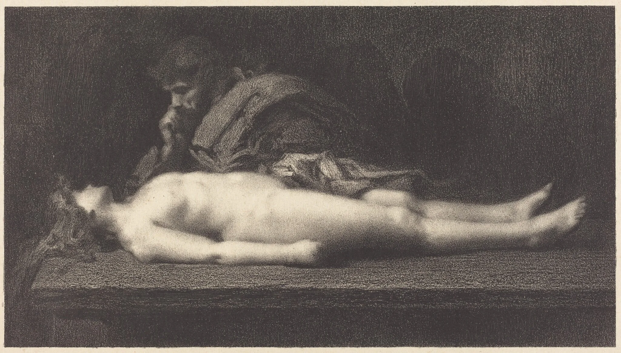 Levite of Ephraim and His Dead Wife, detail