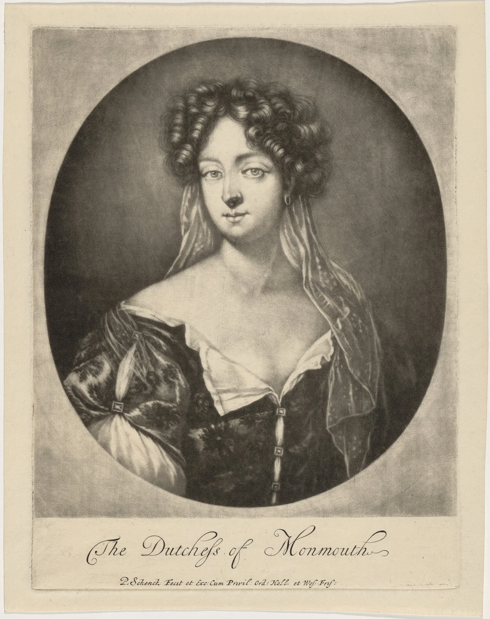 Ann, Wife of James Scott, Duke of Monmouth and Buccleuch, detail