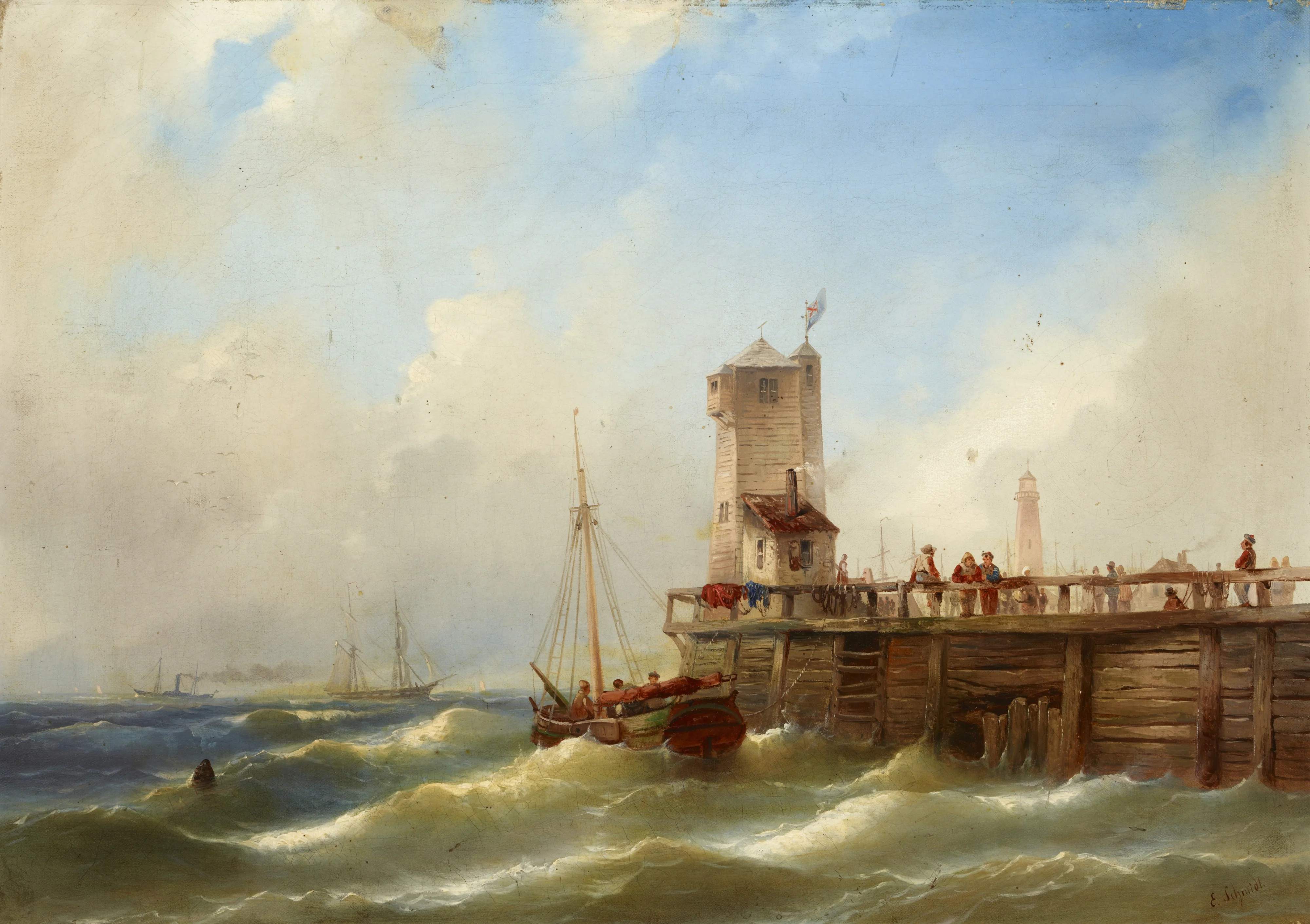 Sea Landscape, detail