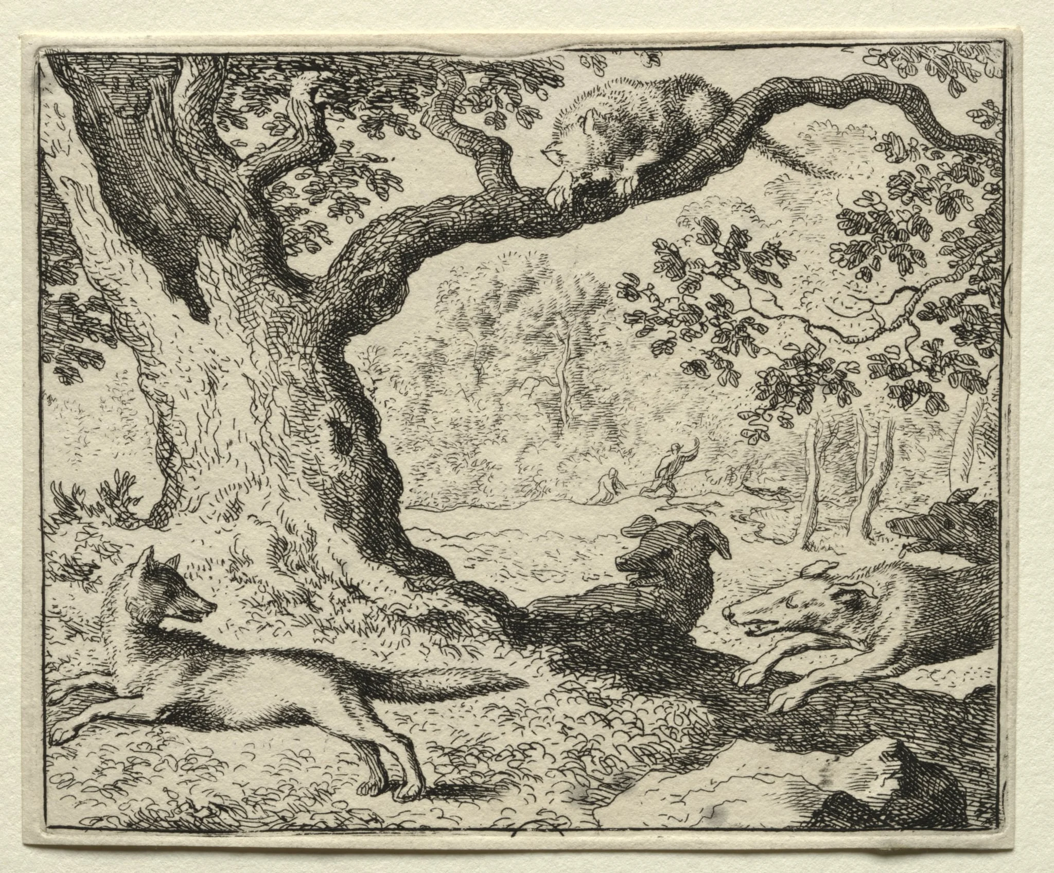 Reynard the Fox: The Disloyal Cat, detail