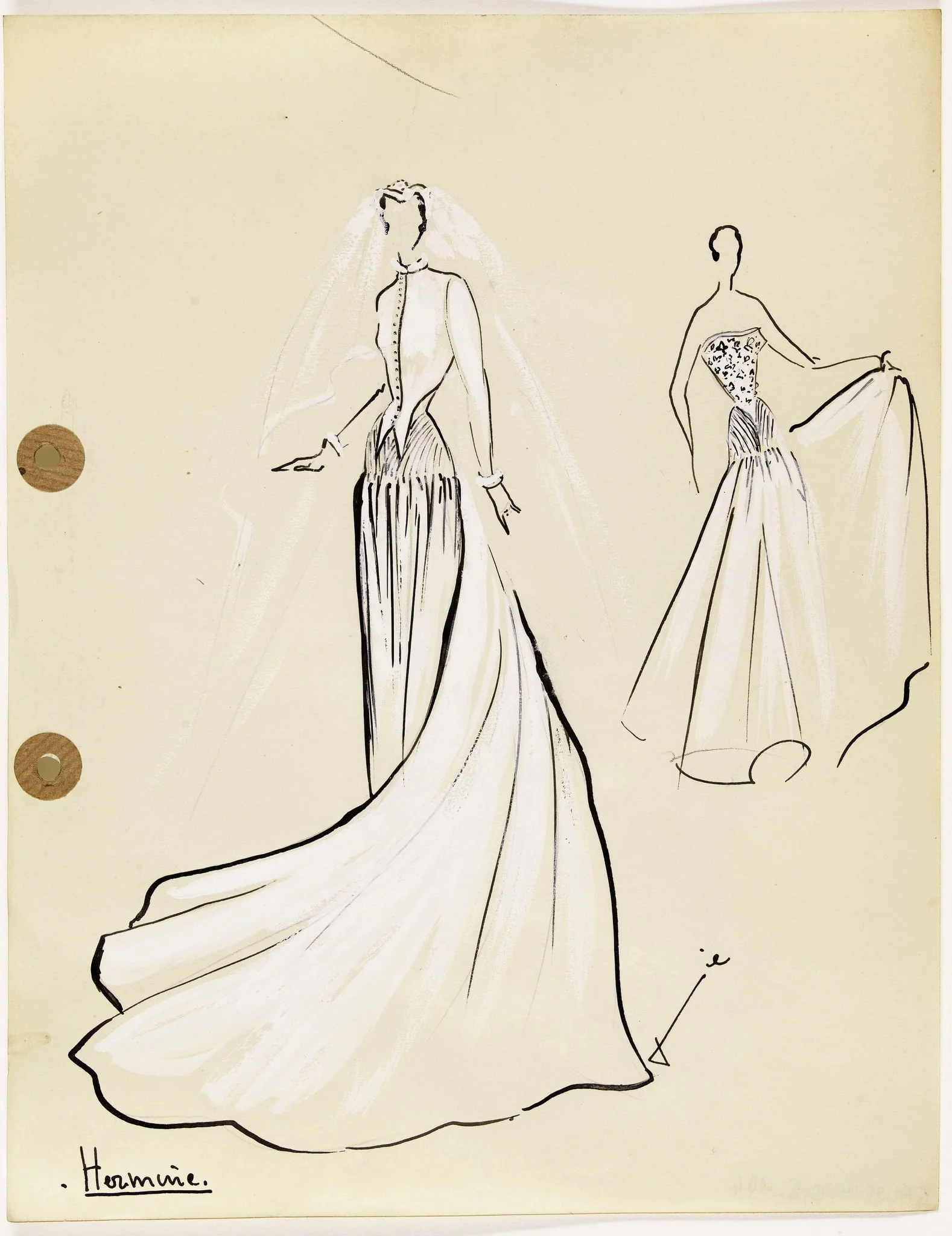 'Hermine', detail