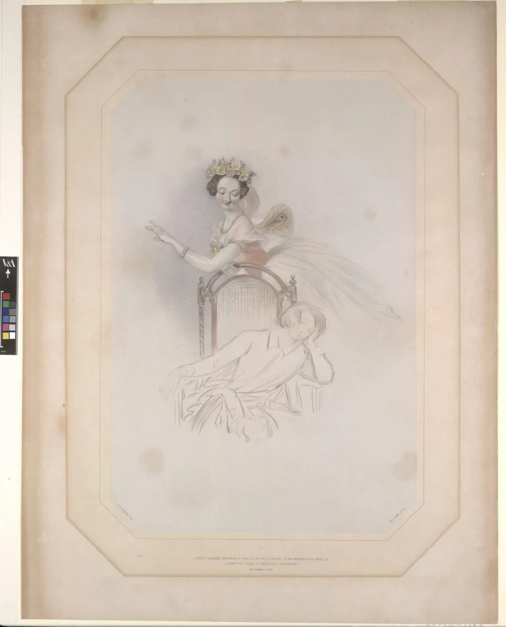 Marie Taglioni in La Sylphide (Souvenir d'adieu, No. 1), by Alfred Edward Chalon, 8