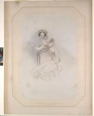 Marie Taglioni in La Sylphide (Souvenir d'adieu, No. 1), by Alfred Edward Chalon, 8