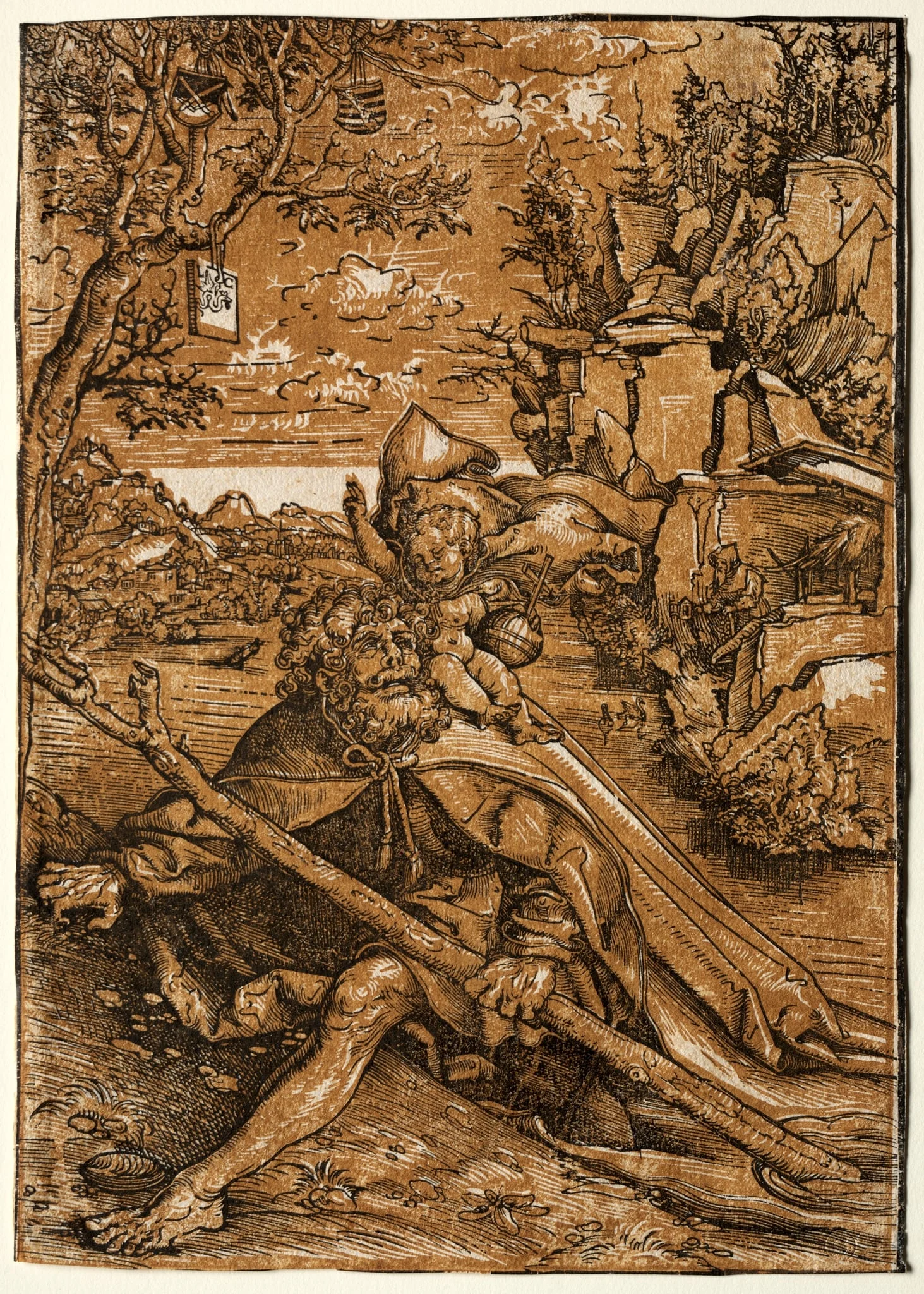 Saint Christopher, detail