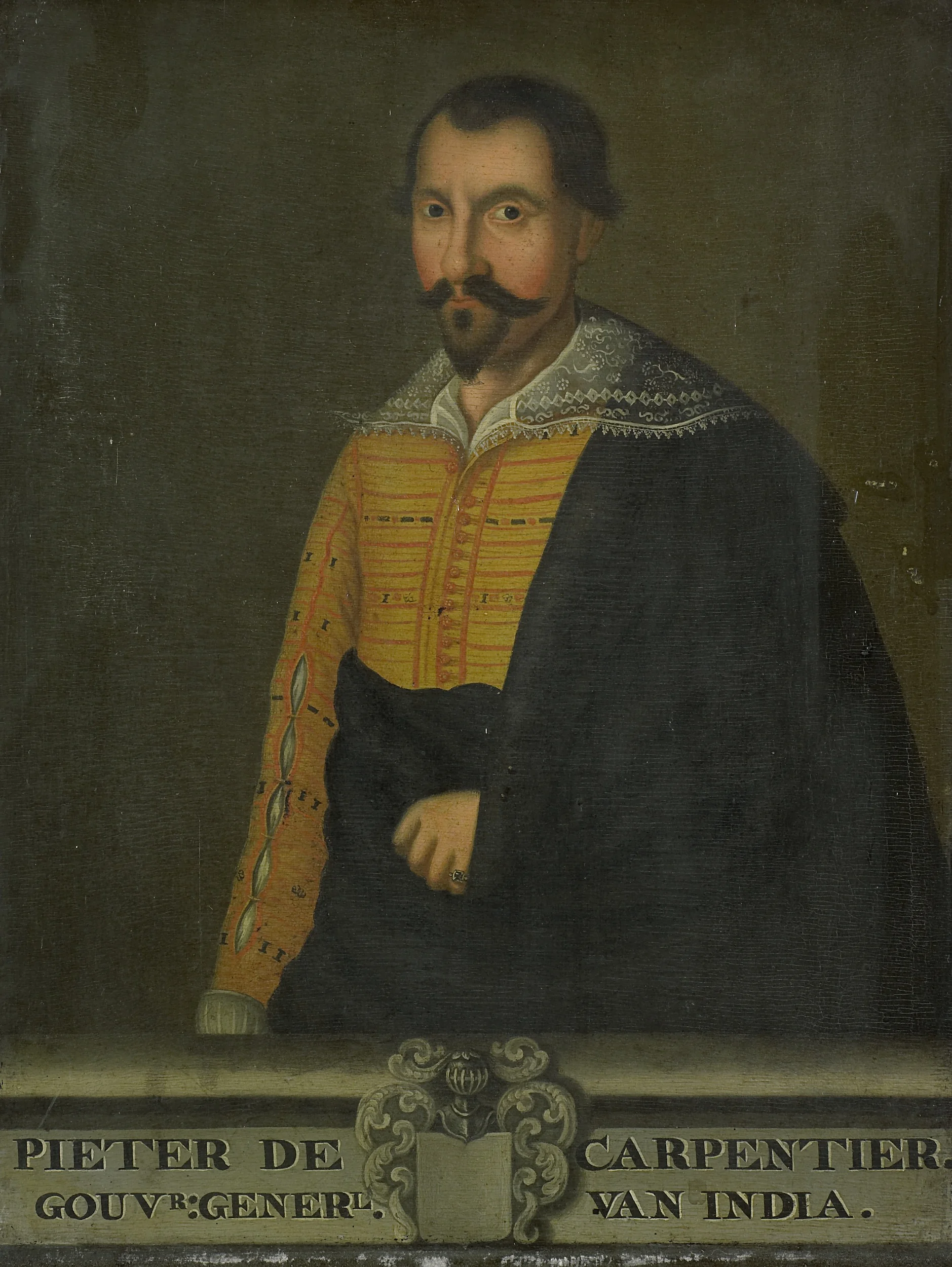 Portrait of Pieter de Carpentier (1588-1659), detail