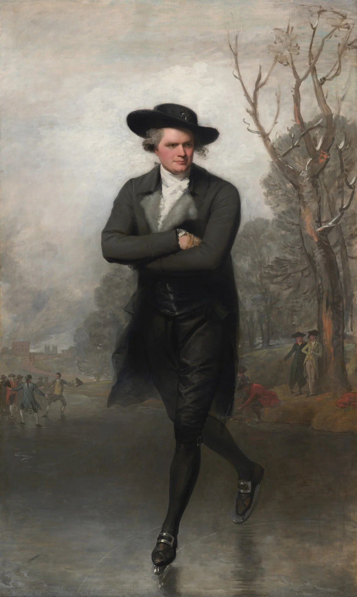 The Skater (Portrait of William Grant), detail