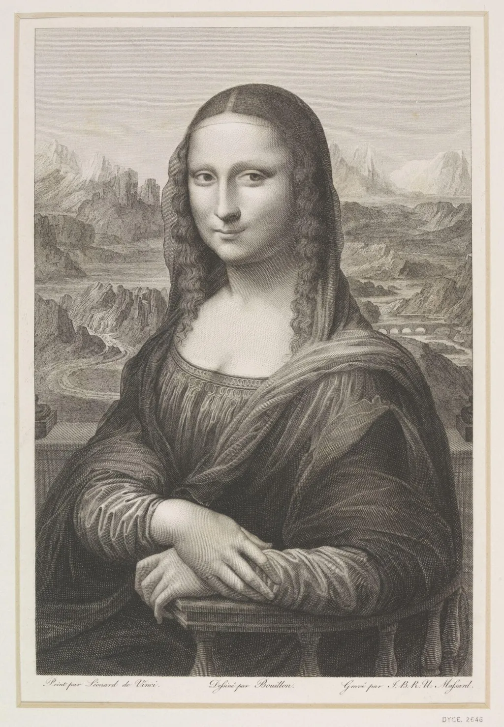 Mona Lisa, by Urbain Massard, 1850