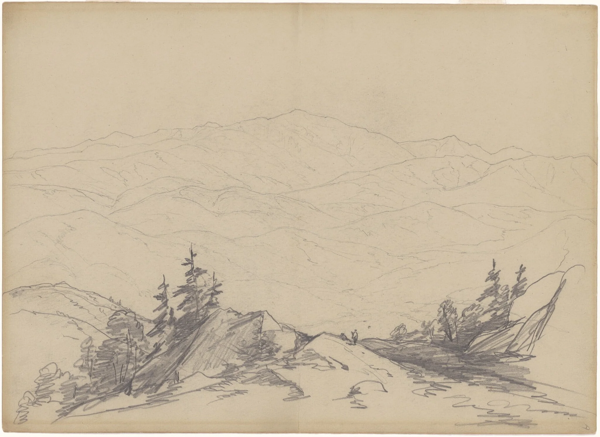 Mountain Landscape, detail