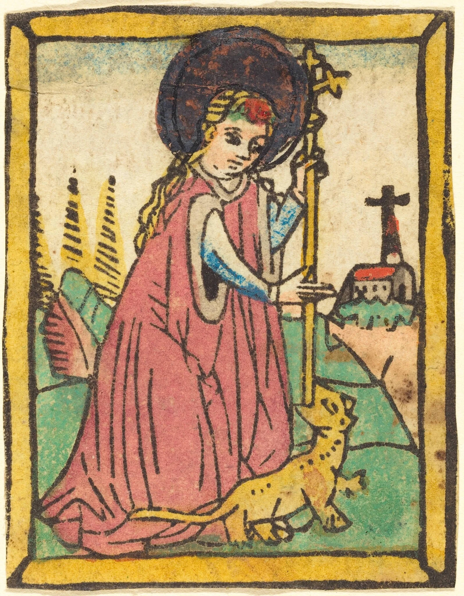 Saint Margaret, detail