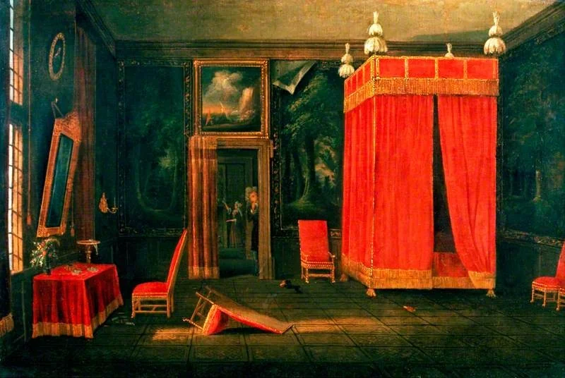Scene in a Bedchamber, detail