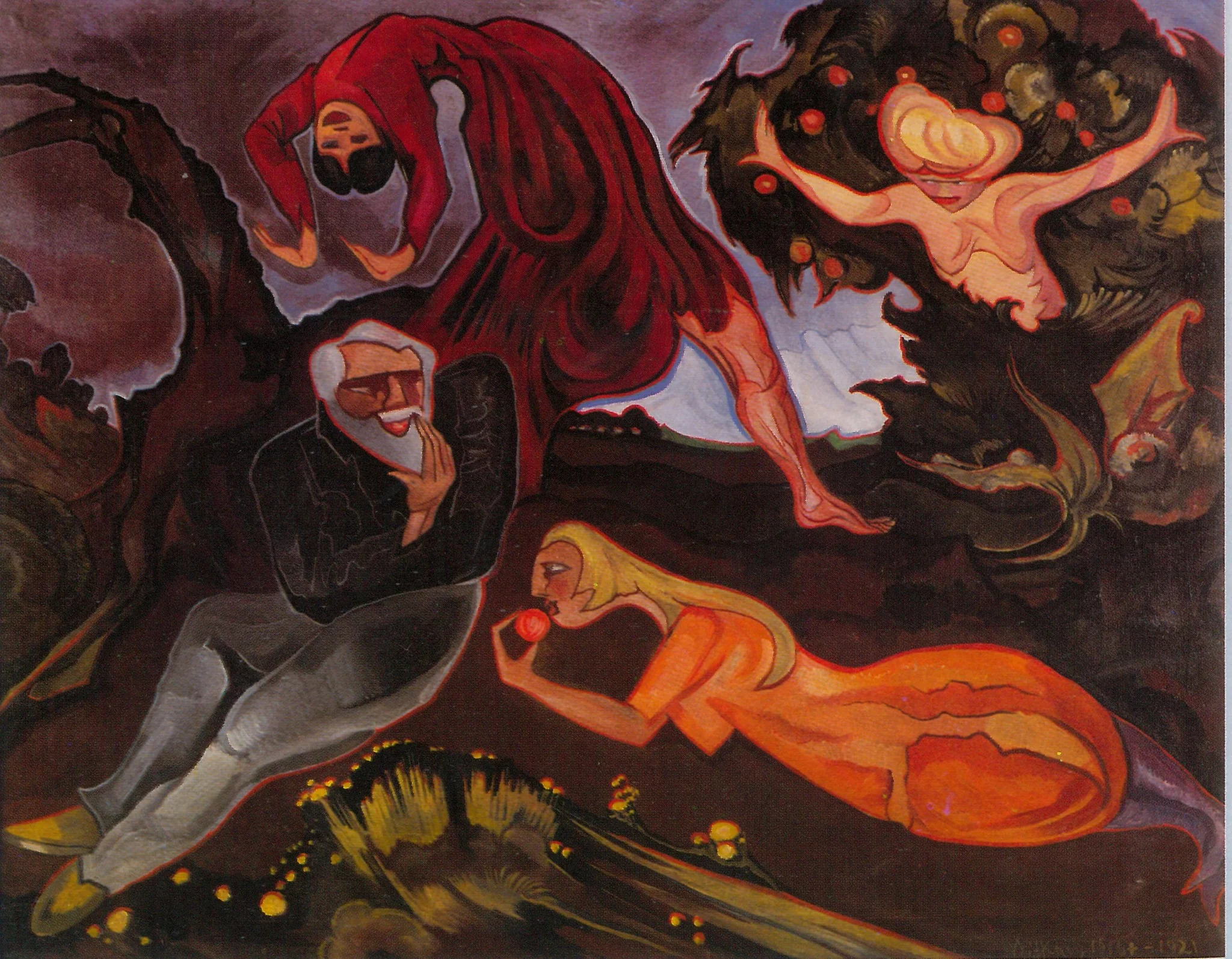 Temptation of St. Anthony 1., detail