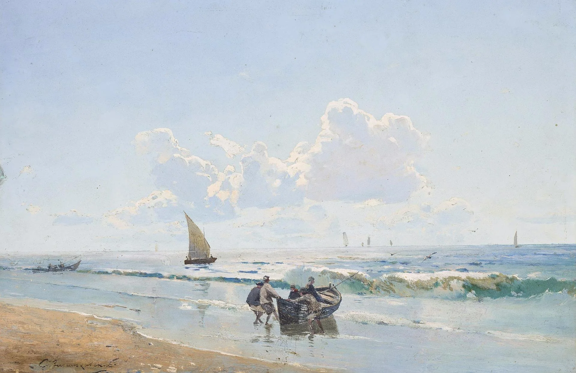 Sea Tide, detail