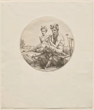 Two Satyrs, by Stephen Gooden, 1937