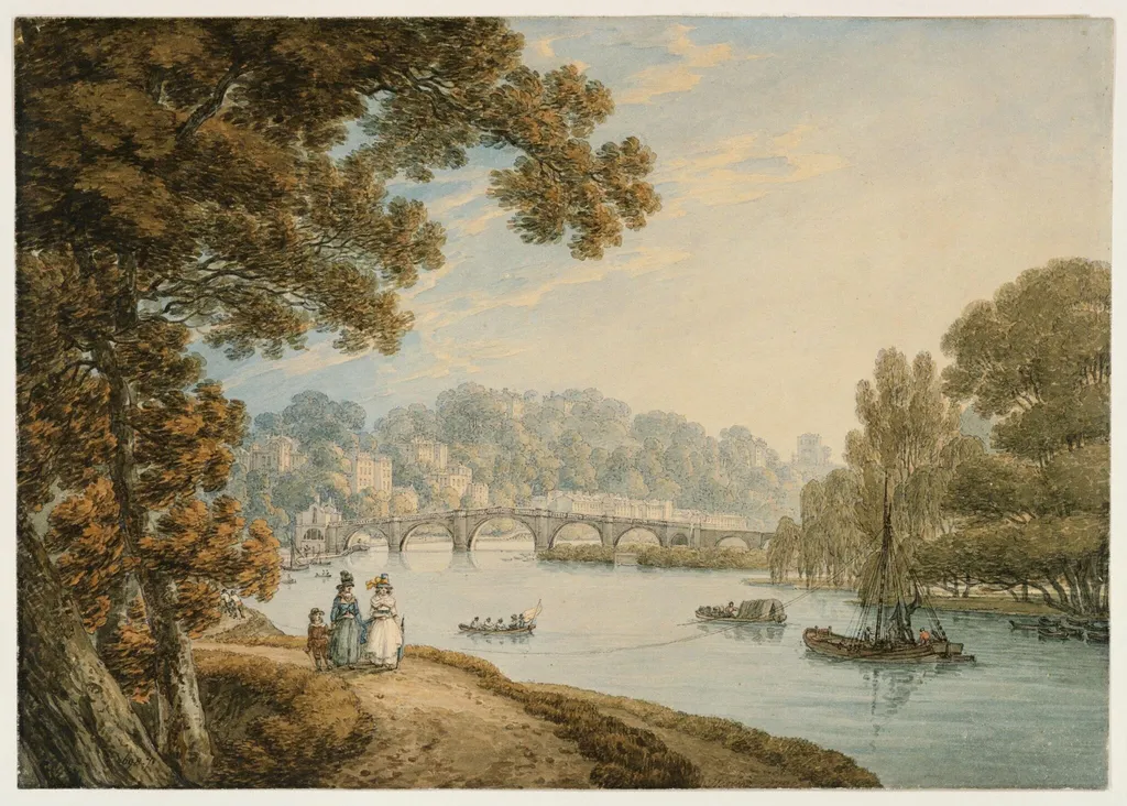Richmond, Surrey, by Thomas Hearne, watercolor, 1790
