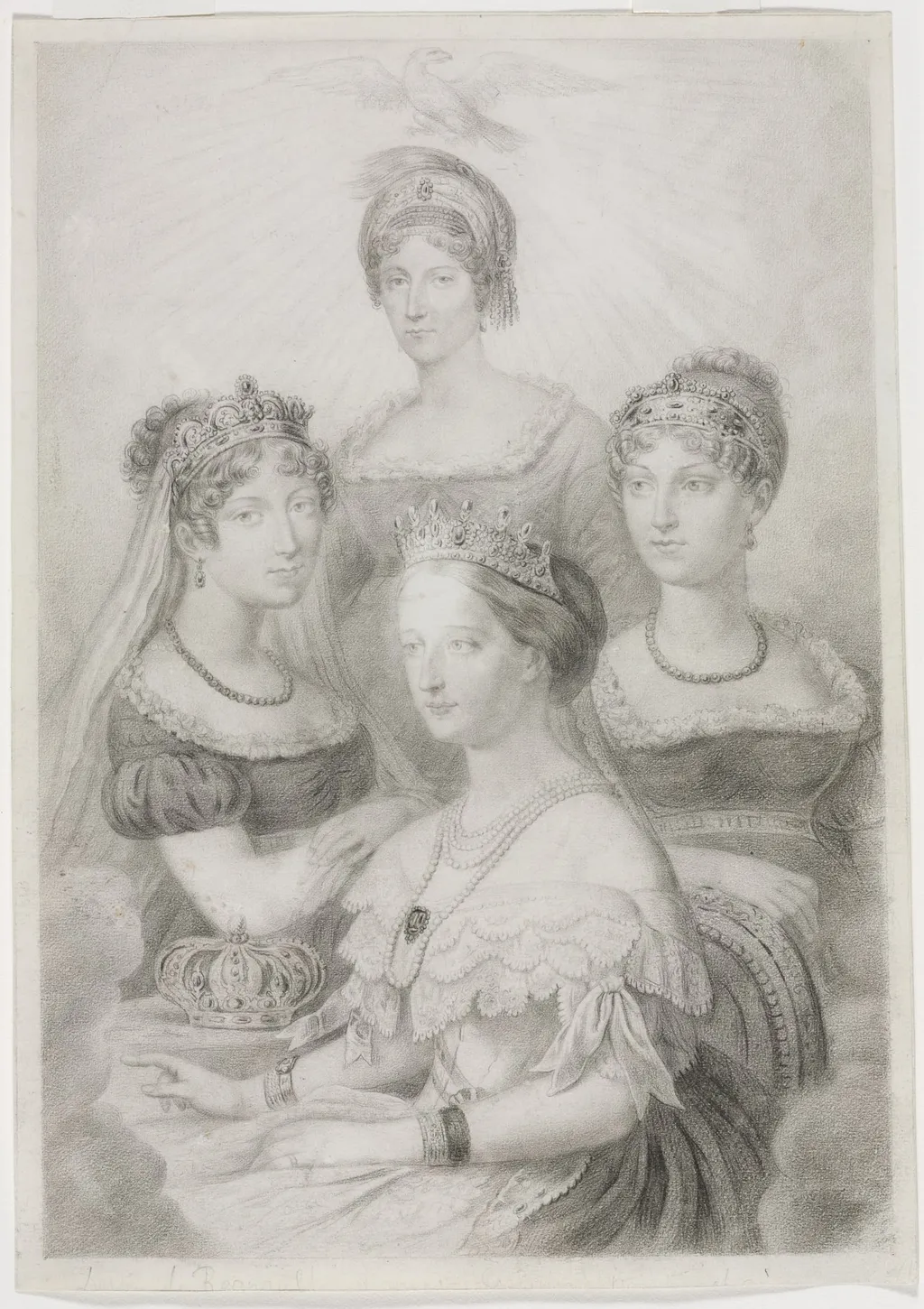 Bonaparte Women, by Thomas Casimir Regnault, 1859