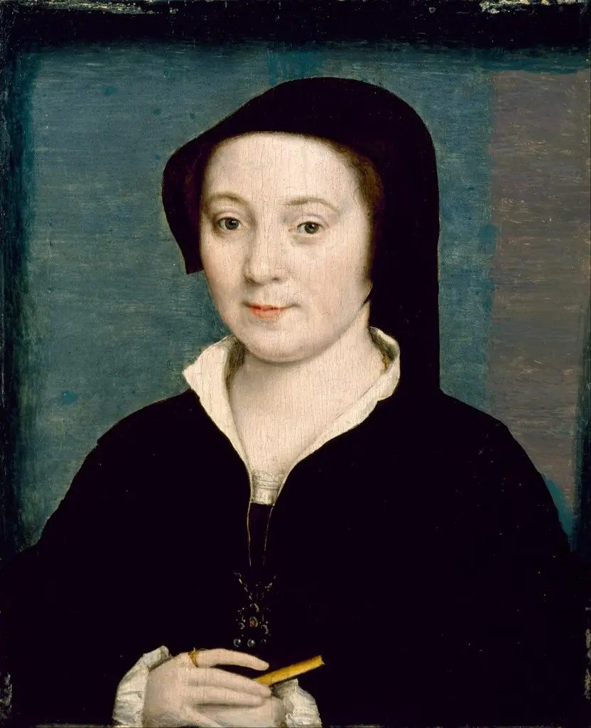 Marie de Batarnay, by Corneille de Lyon, oil, 1550