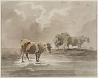 Untitled, by Sawrey Gilpin, watercolor, 1753