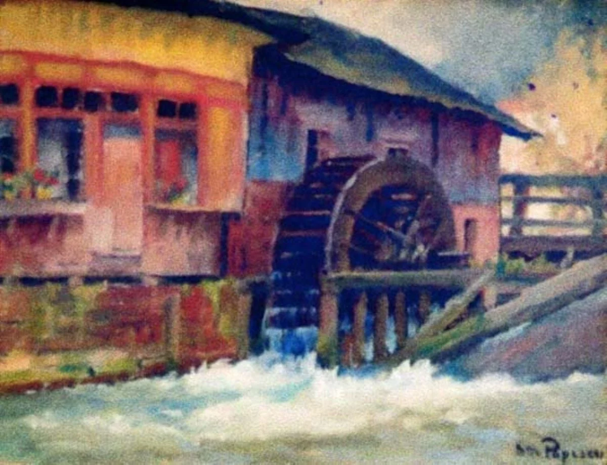 Moară, detail