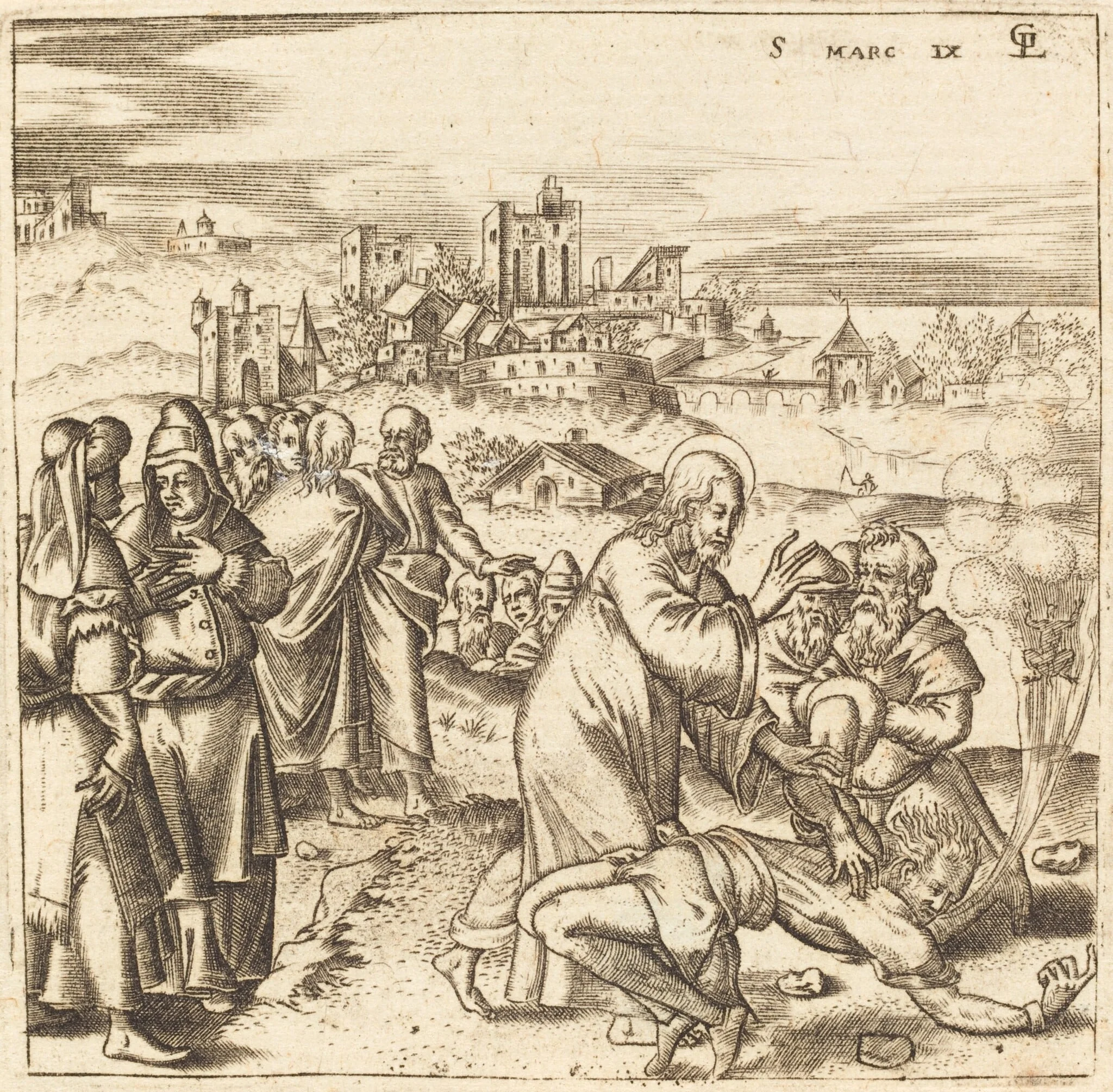 Christ Heals the Epileptic Boy, detail