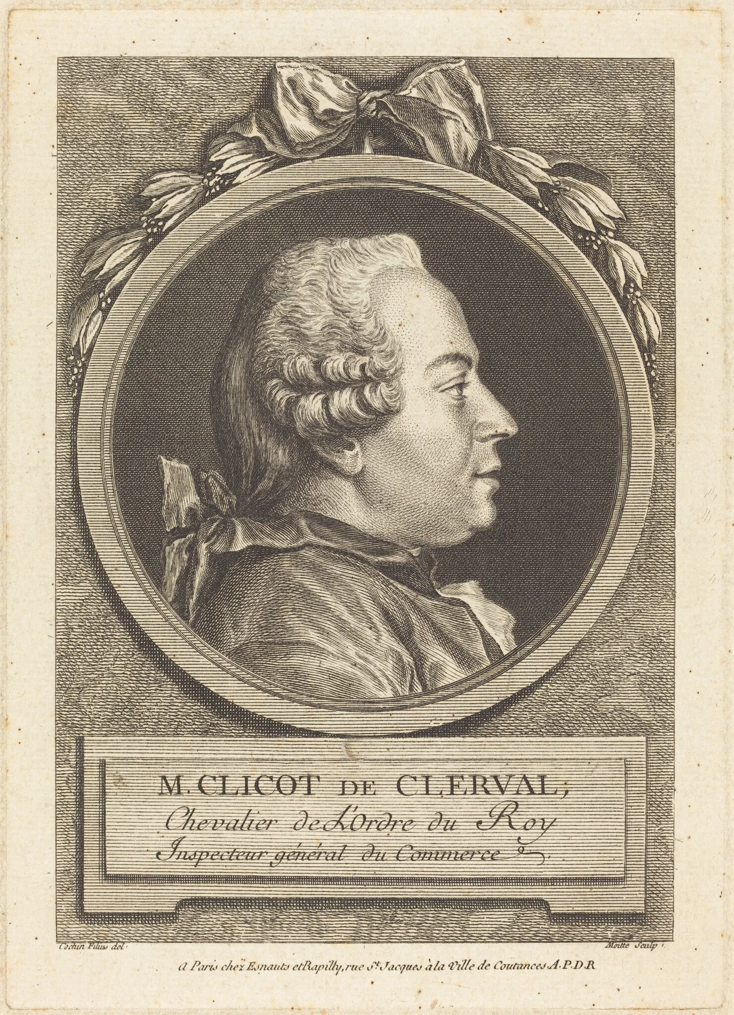 M. Clicot de Clerval, detail