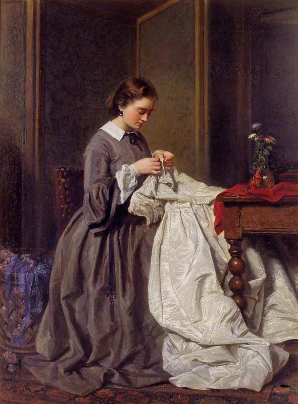 The Seamstress, detail