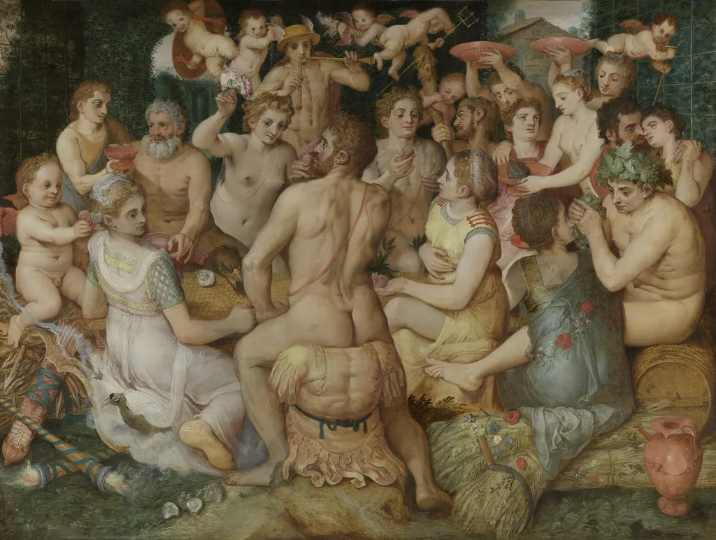 Banquet of the Gods, by Frans Floris, oil, 1550
