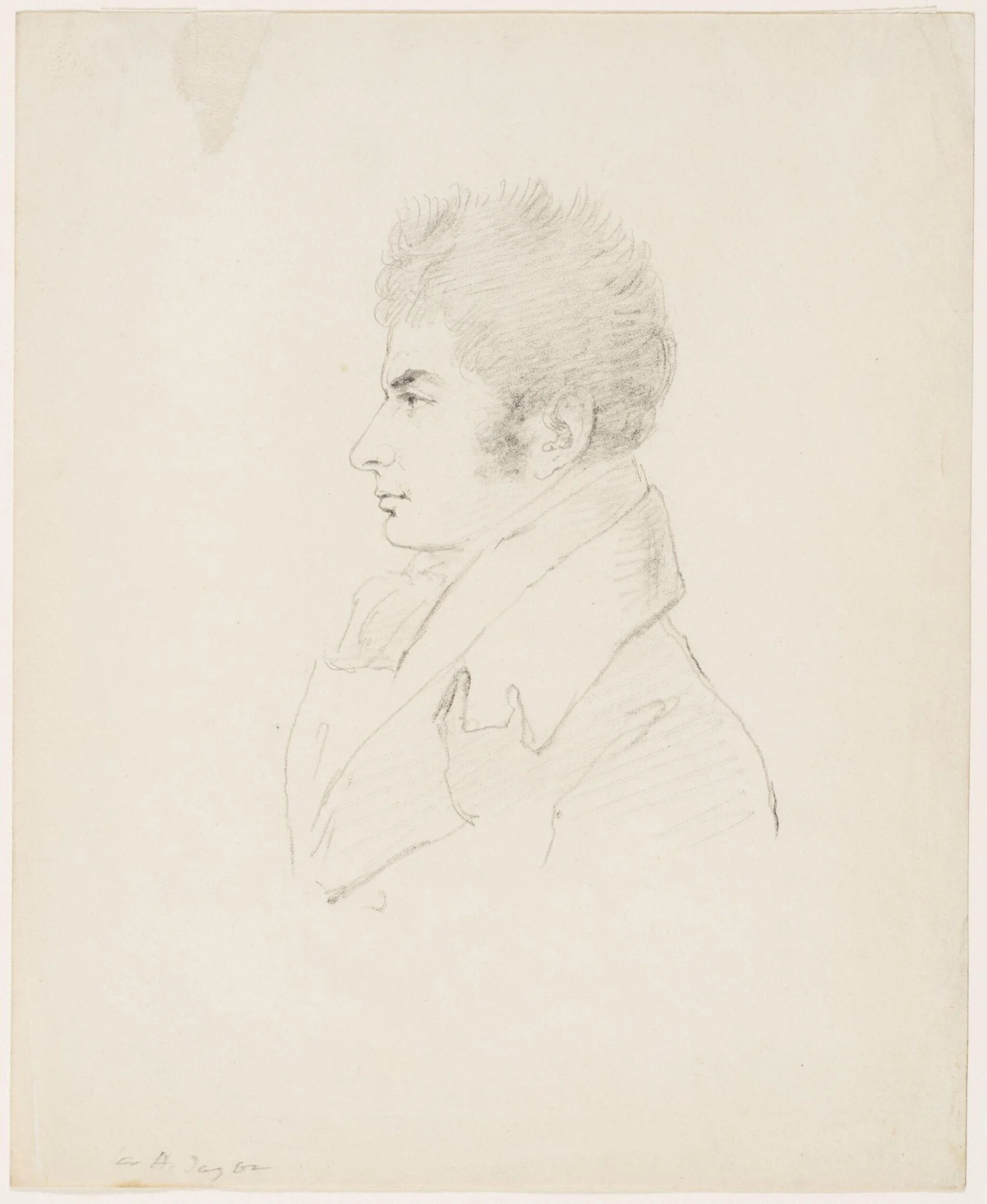 Portrait of a man, detail