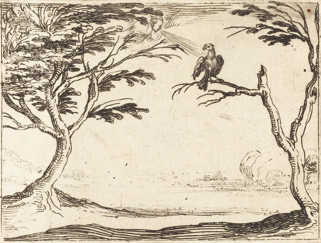 The Vulture, by Jacques Callot, ink, 1628