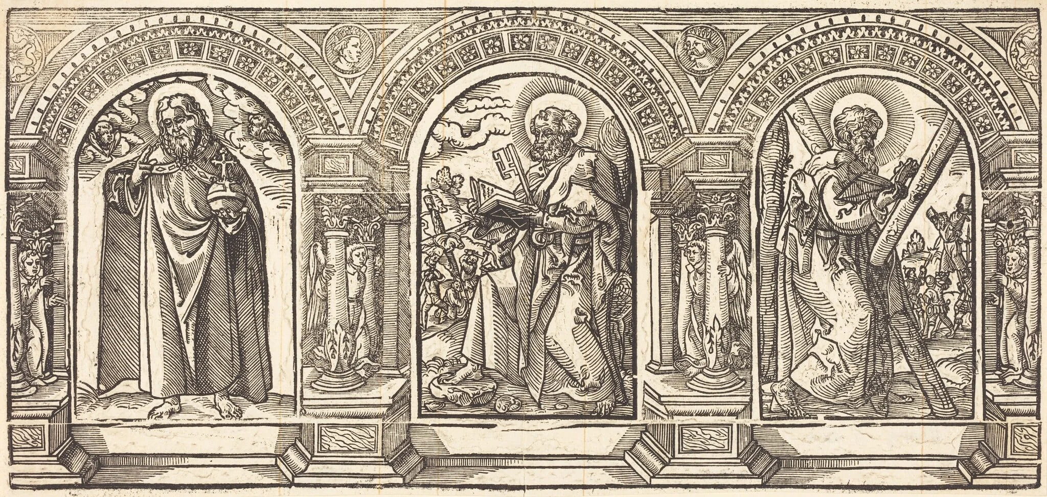 Christ and His Disciples II, detail