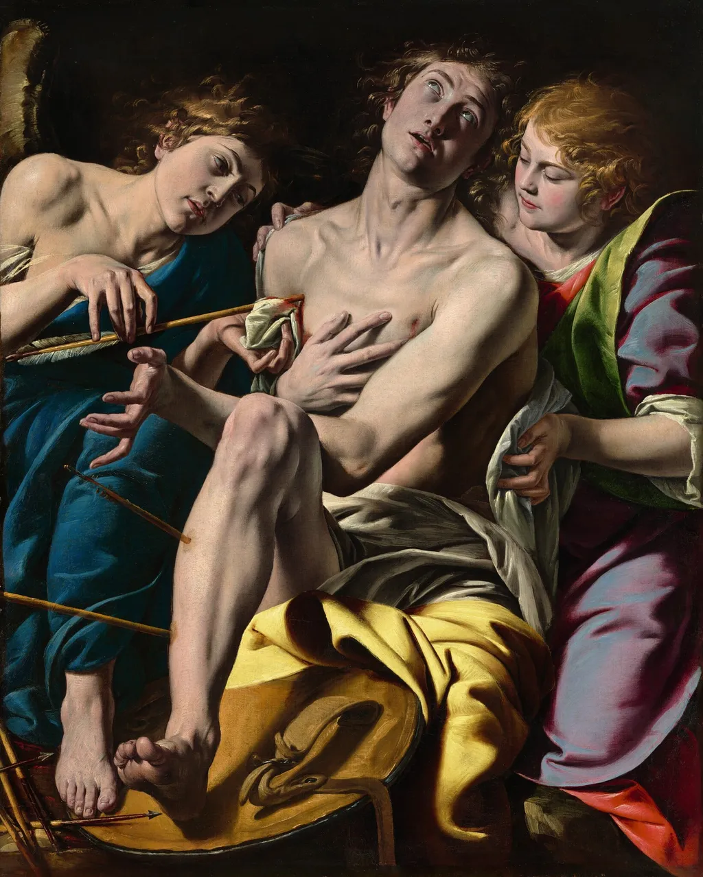 Saint Sebastian, by Tanzio da Varallo, oil, 1625