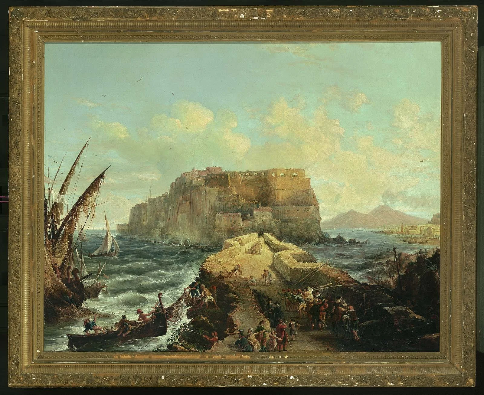 Castello dell'Ovo, Bay of Naples, detail