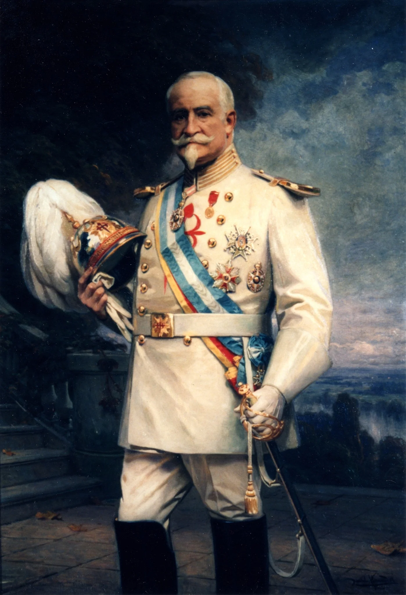 Juan Mariano de Goyeneche y Gamio III conde de Guaqui con uniforme de caballero de la Orden de Santiago, detail