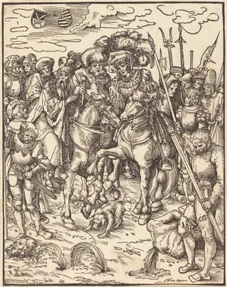 Saint Matthew, by Lucas Cranach the Elder, ink, 1512