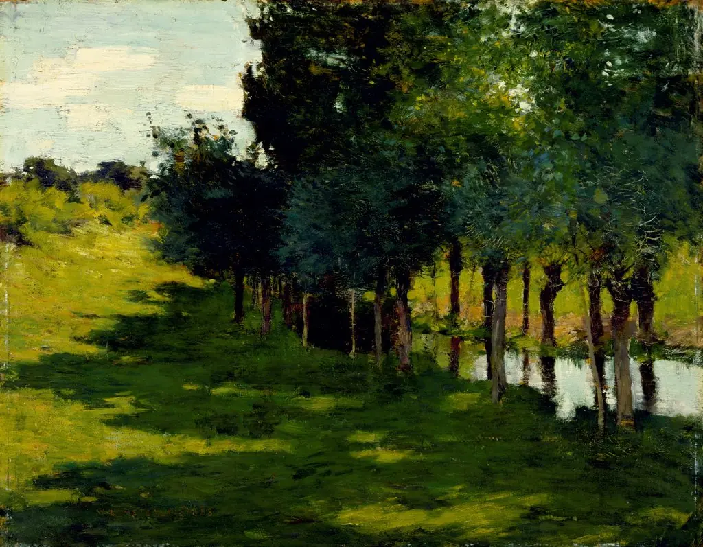 Sunlight and Shadow, by Willard Metcalf, unspecified, 1894