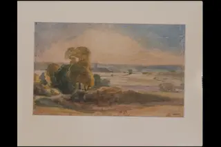 Dedham Vale, by John Constable, watercolor, 1805