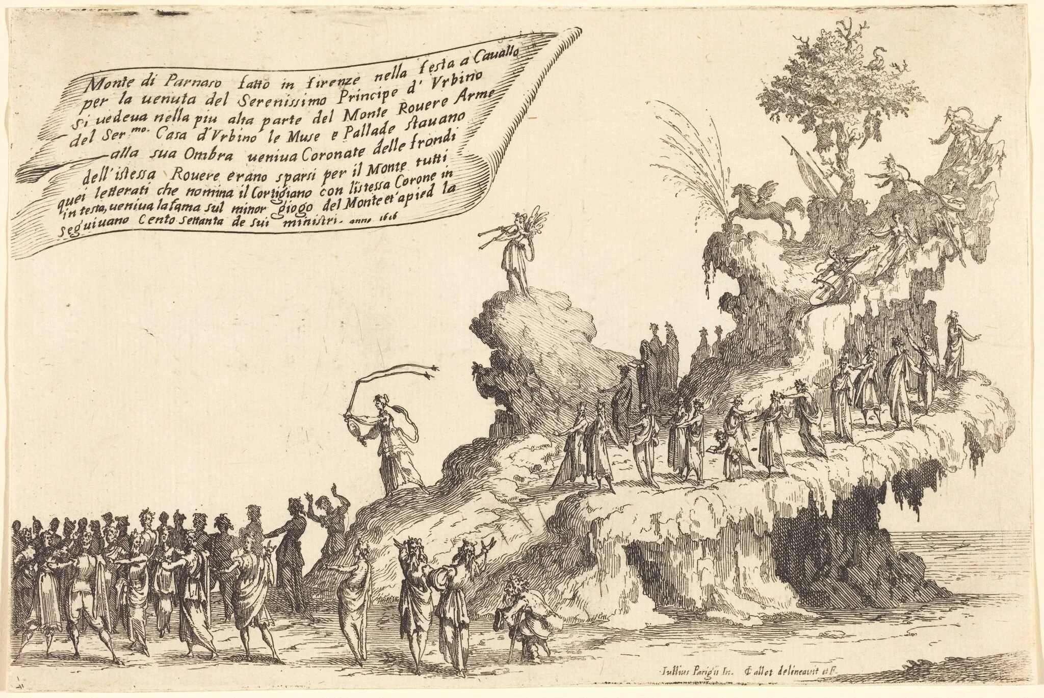 The Float of Mount Parnassus, detail